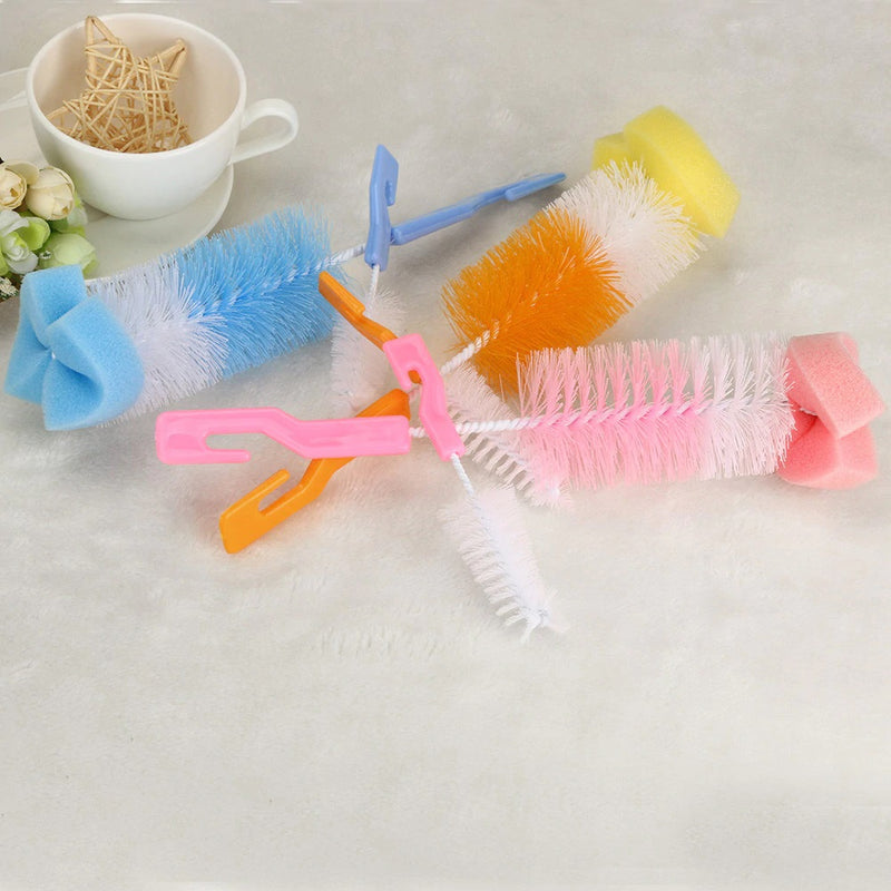 Multipurpose Brush for Cleaning Bottles, Glass