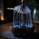 Beautiful Ballerina Tabletop Fountain