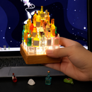 Miniature Bottle Light Decor