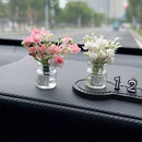 Elegant Resin Flower Vase for car