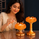Premium Lotus Design Candle Holder
