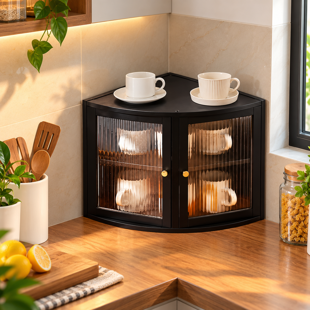 Kitchen Corner Storage Rack