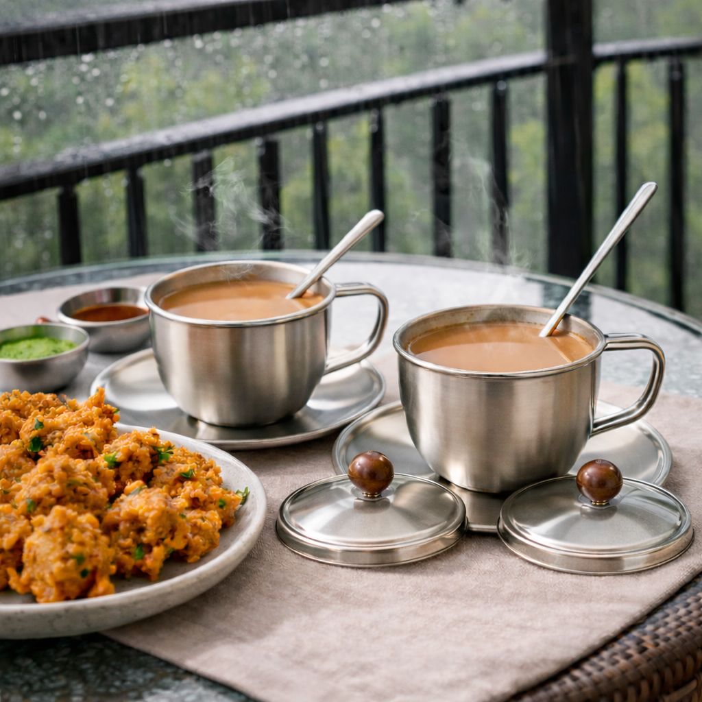 Premium Cup Set with Lid