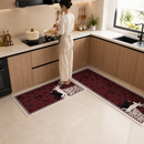 Dear print vintage kitchen floor mat
