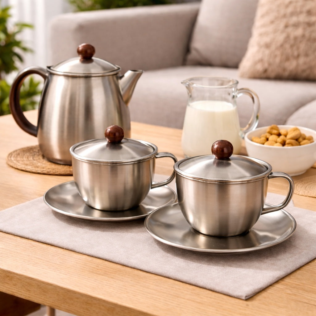 Premium Cup Set with Lid