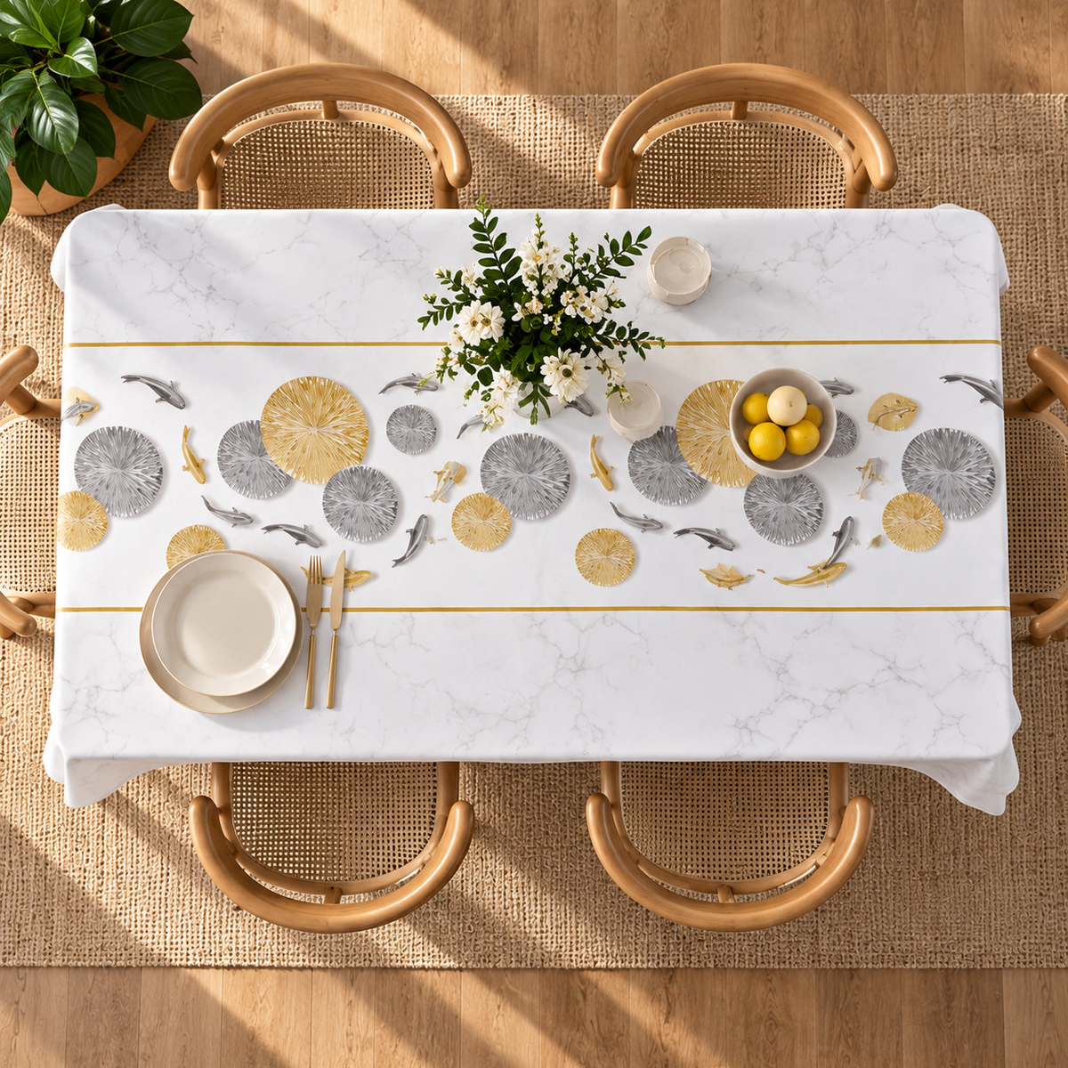 Luxury Waterproof Table Cover