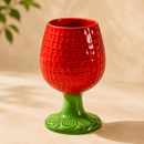 Strawberry Style Serving Glass