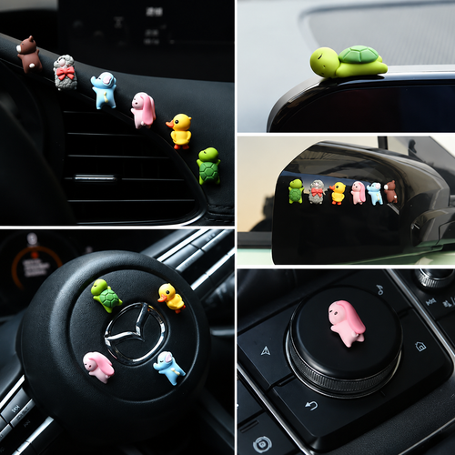 Cute Mini Animal Dashboard Buddies