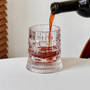 Rotating Base Whisky Glasses Bar Collection