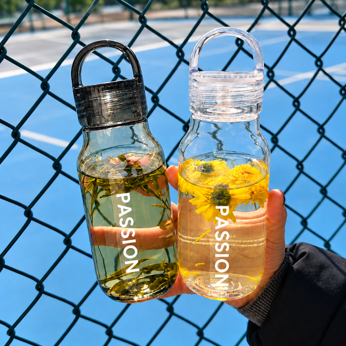 Transparent Sports Water Bottle