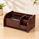 Wooden Desk Organizer Stand