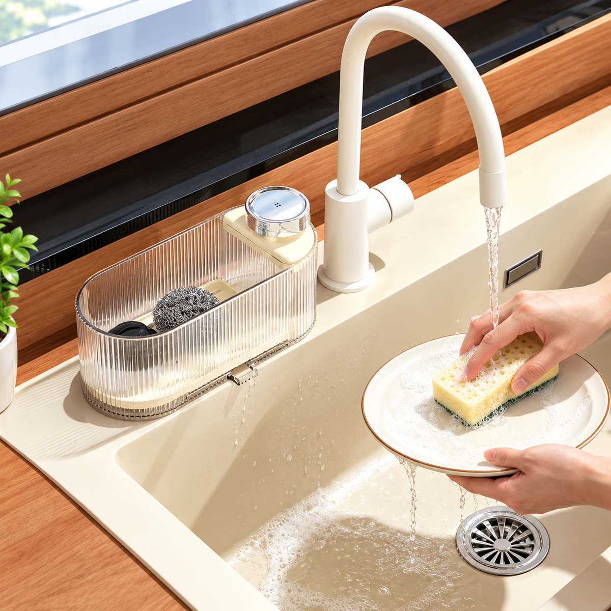 2-in-1 QuickPress Soap Dispenser