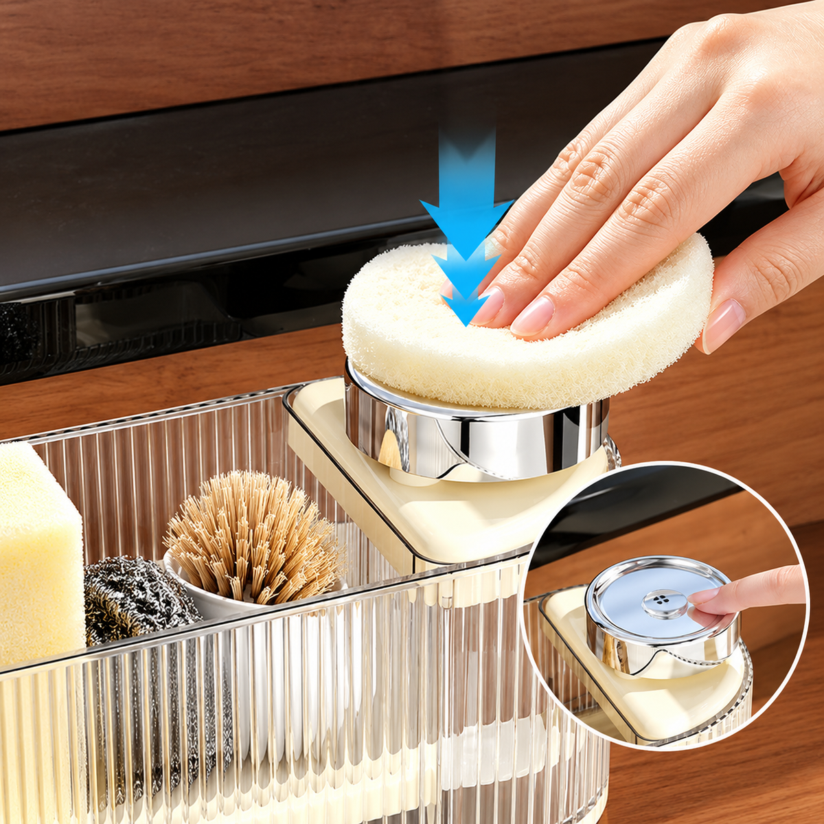 2-in-1 QuickPress Soap Dispenser