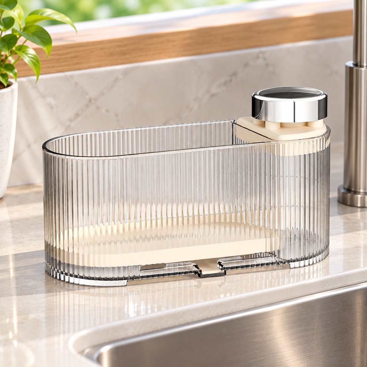 2-in-1 QuickPress Soap Dispenser