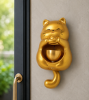Golden Kitty Door Bell