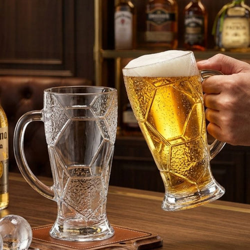 Classic Football Inspired Beverage Mug