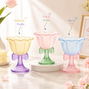 Pastel Color Flower Dessert Cup