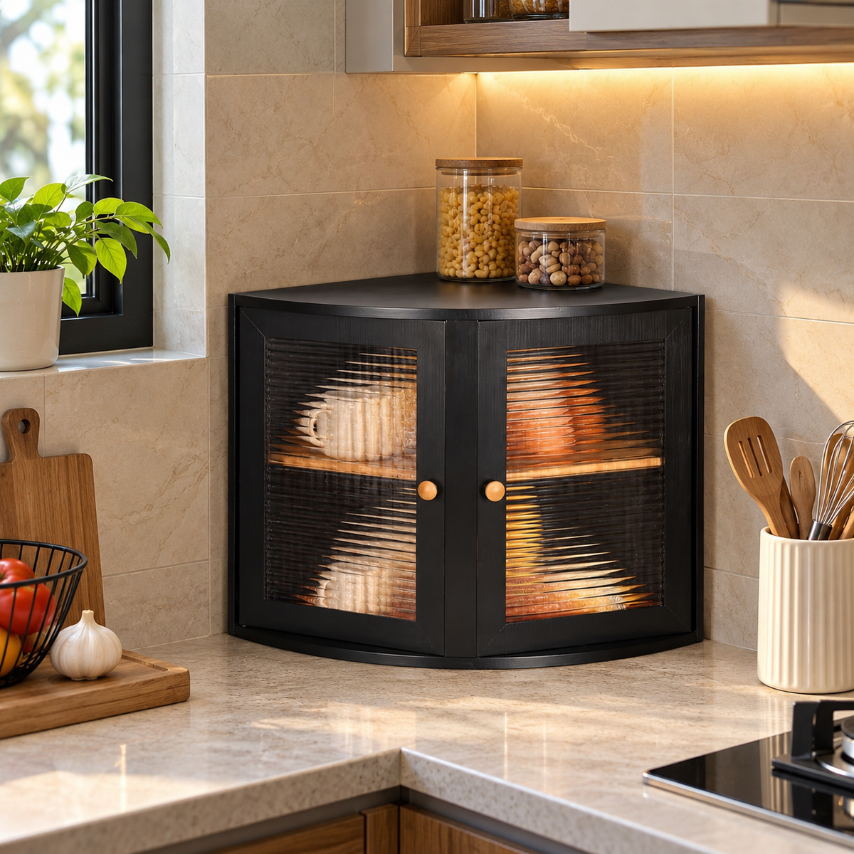 Kitchen Corner Storage Rack