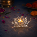 Decorative Crystal Lotus Petal Diya
