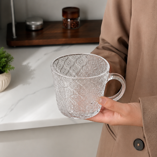 Premium Crystal Coffee Cup