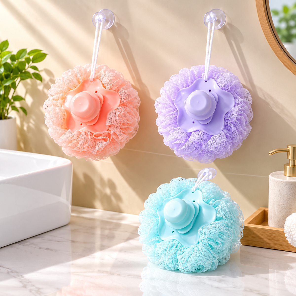 Refillable Body Wash Sponge