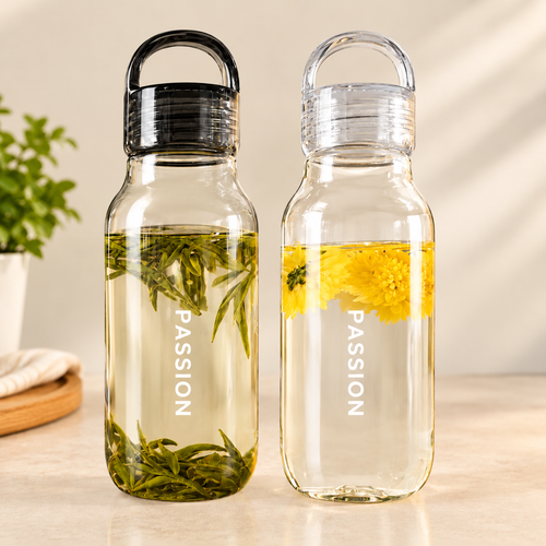 Transparent Sports Water Bottle
