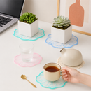 Cute Flower Silicone Coasters