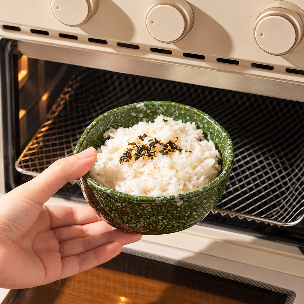Aesthetic Splash-Ink Ceramic Bowls