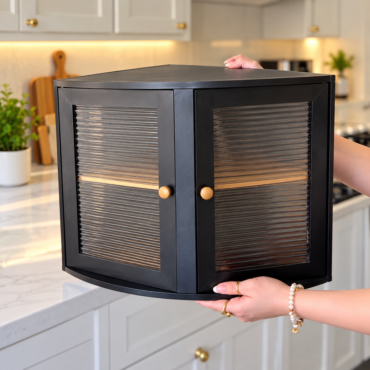 Kitchen Corner Storage Rack