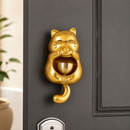 Golden Kitty Door Bell