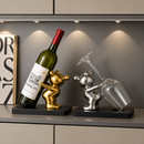 Cute Bear Wine Decor Stand