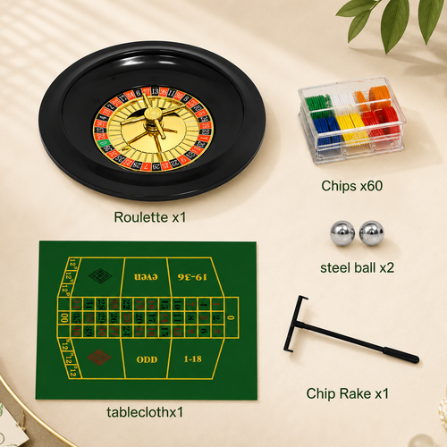 Casino Roulette Wheel Game Set