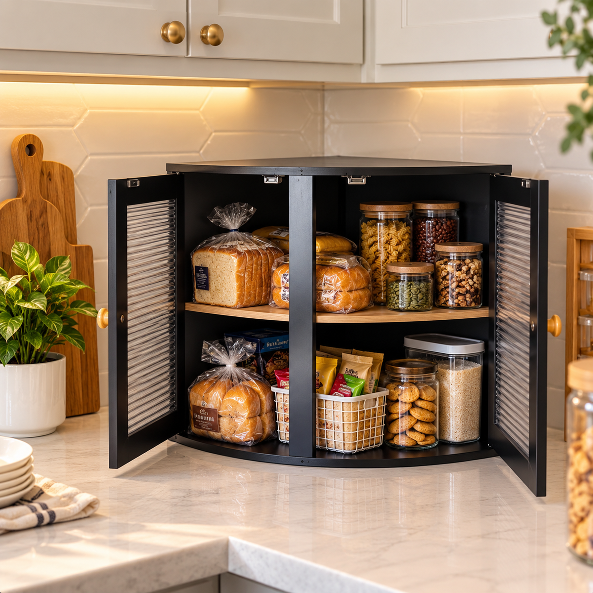 Kitchen Corner Storage Rack