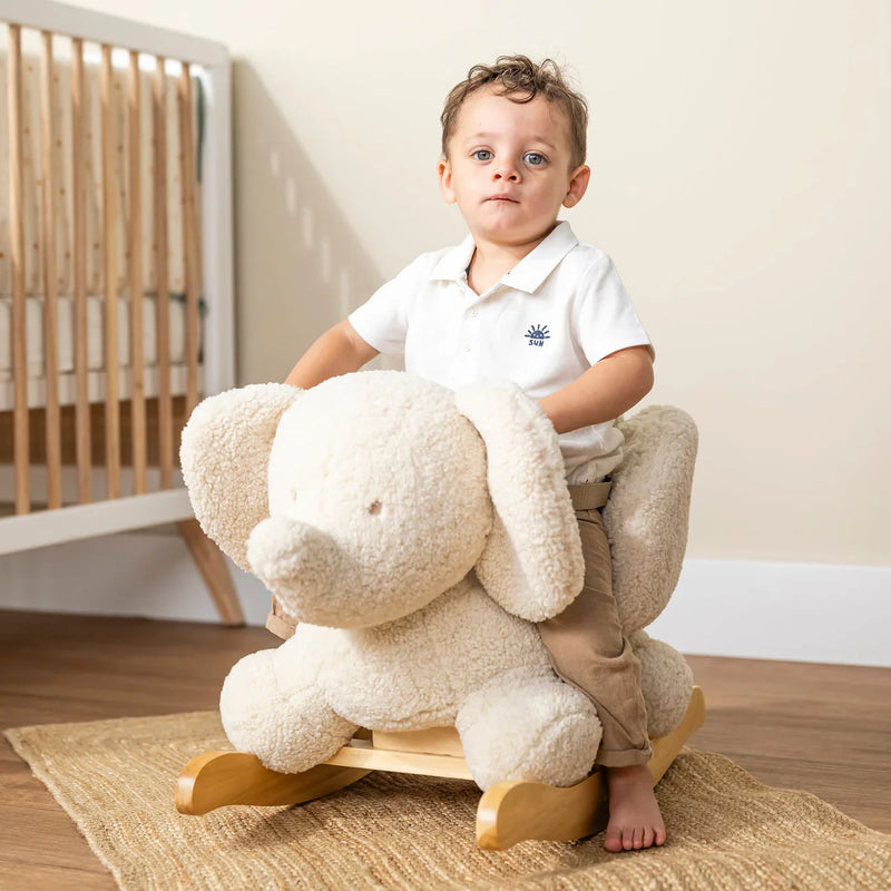 Cuddly Elephant Baby Rocker Ride