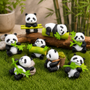 Cute Panda Bamboo Decor Set