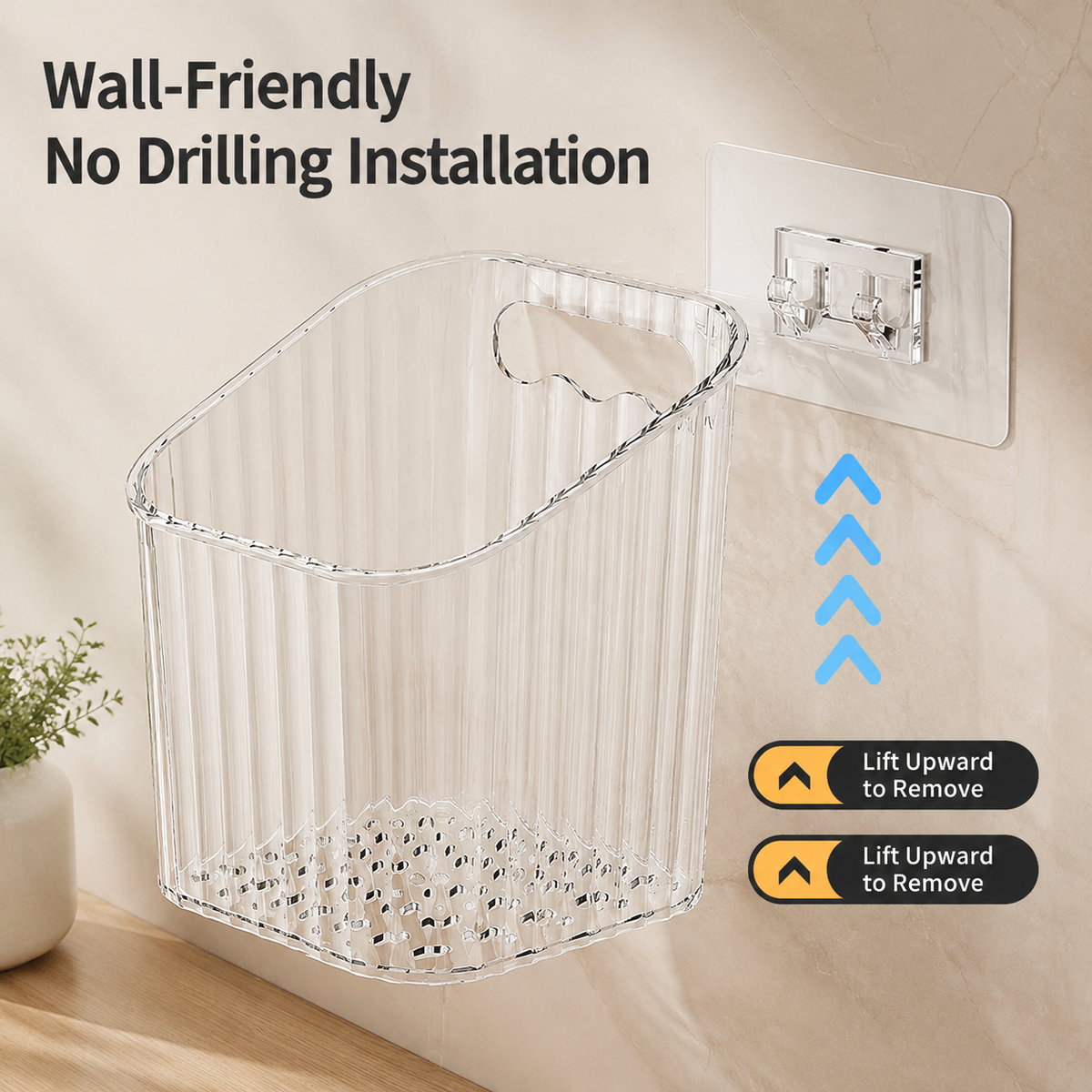 Transparent Wall Mounted Organizer