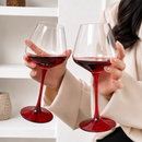 Premium Red Cherry Wine Glass