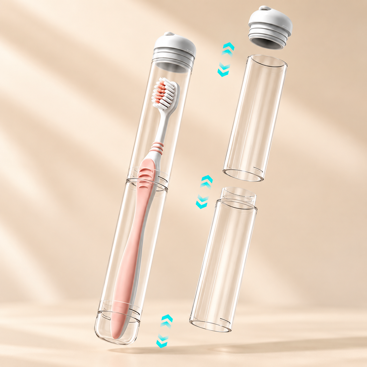 Transparent Toothbrush Storage Case