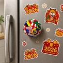 Cute Football Decorative Magnets