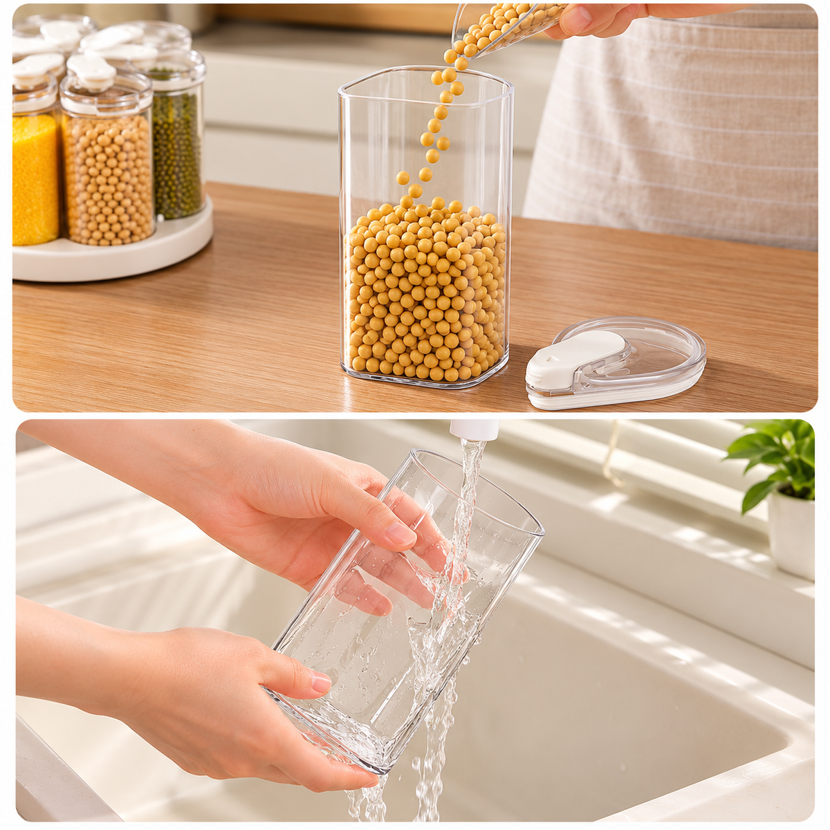 6-in-1 360° Rotating Grain Organizer