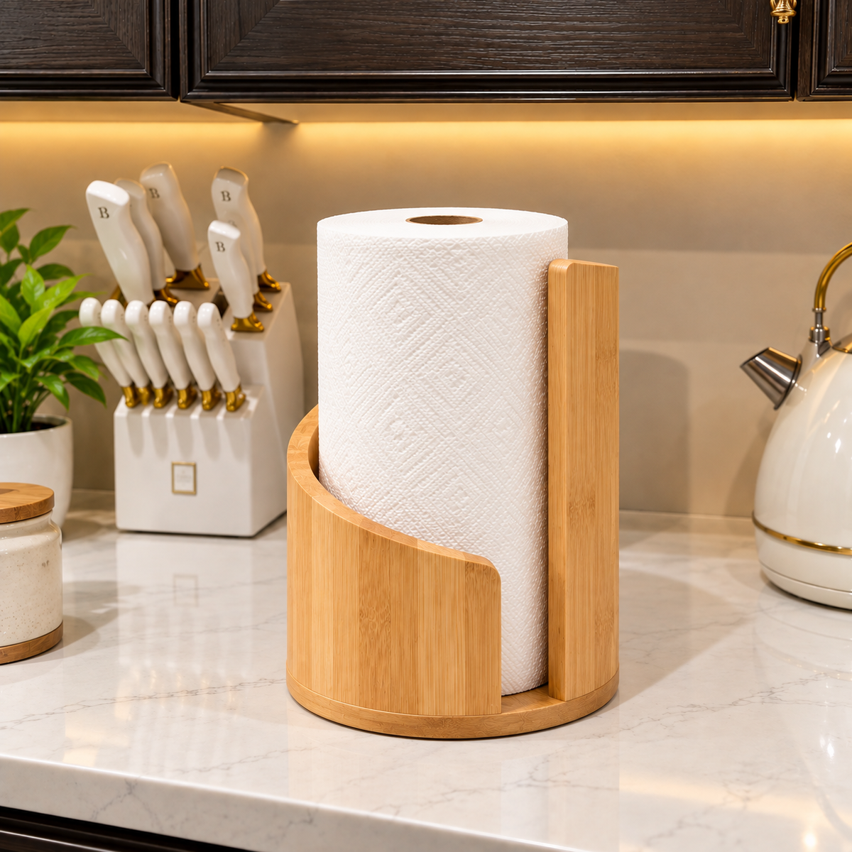 Wooden Tissue Roll Holder