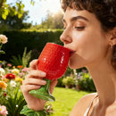 Strawberry Style Serving Glass