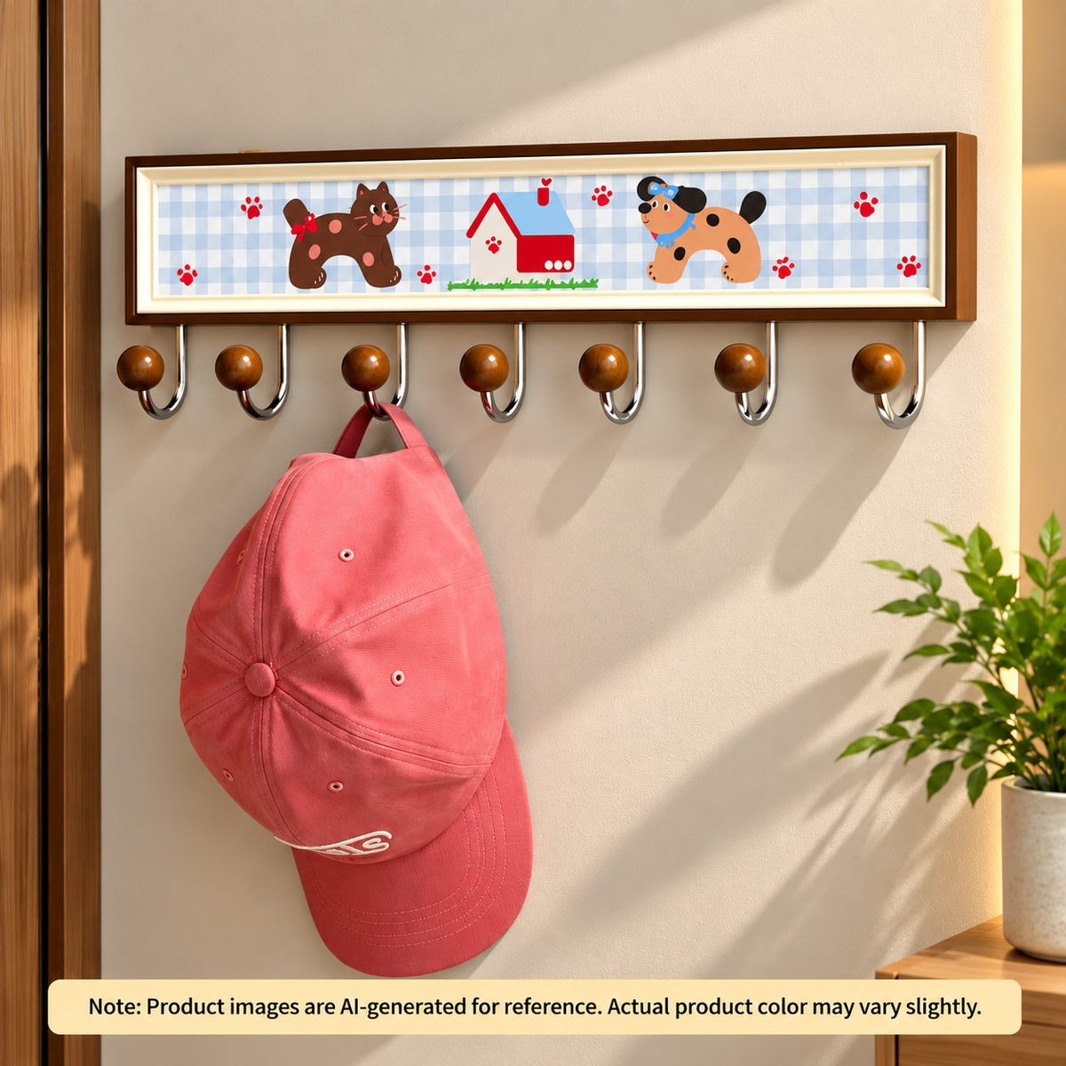 Multipurpose Wall Hook Rack