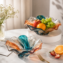 Crystal Wave Serving Bowl