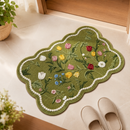 Elegant Floral Anti Slip Mat