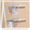 Multi Clothes Hanging Clip Rack