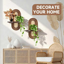 Boho Style Wooden Shelf