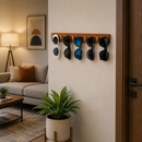 Woden Wall-mounted Glasses Holder