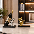 Cute Bear Wine Decor Stand
