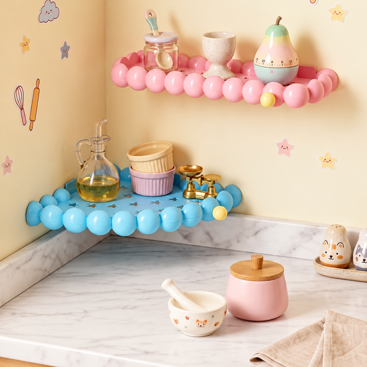 Cute Wall-Mounted Storage Organizer